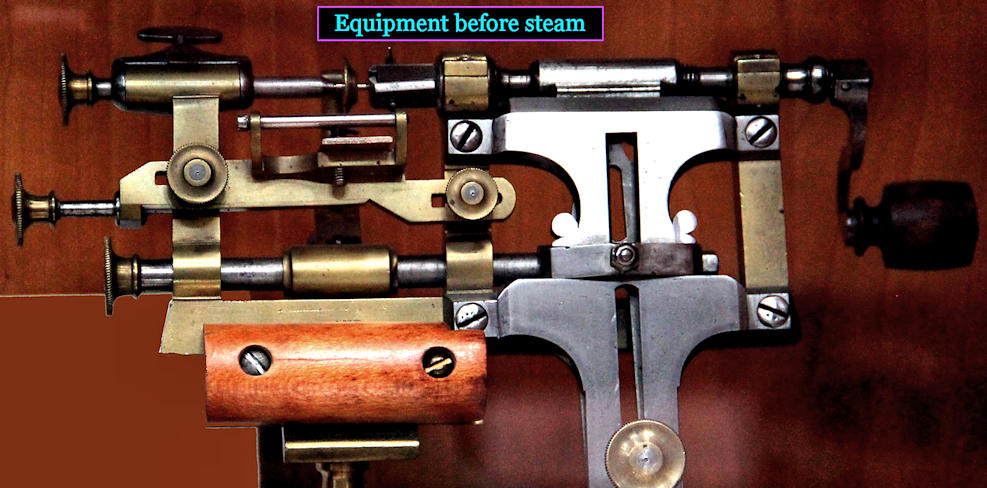 Early metal machinery, 1860s